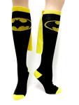 Batman Black Cape Socks for Women, Size 5-10