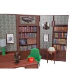 DC Retro Batman 66' Wayne Manor Library Playset