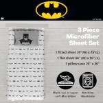 Batman Microfiber Twin Sheet Set for Kids
