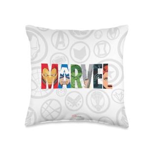 Avengers Heroes Comic Book Throw Pillow