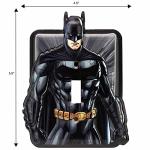 Batman Embossed Metal Wall Switch Plate Decor