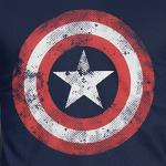 Captain America Men's Blue T-Shirt - X-Large