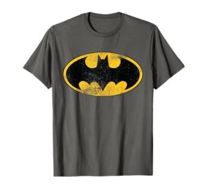 Classic Distressed Batman Logo T-Shirt