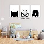 Spiderman Black and White Canvas Wall Art