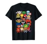 Kawaii Marvel Heroes & Villains T-Shirt