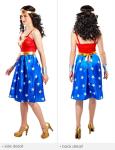 Wonder Woman Costume Dress for Women, Medium