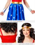 Wonder Woman Costume Dress for Women, Medium
