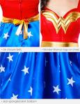 Wonder Woman Costume Dress for Women, Medium
