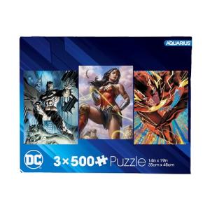 DC Comics 500-Piece Jigsaw Puzzle Set of 3