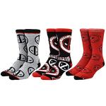 Marvel Deadpool Men's Crew Socks 3-Pack
