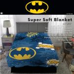 Batman Plush Throw Blanket for Kids 62"x90