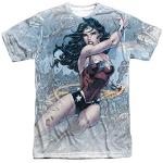 Wonder Woman Men's Sublimation Tee - White, XXL
