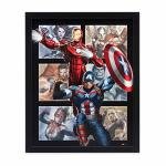 Avengers Framed Wall Art: Captain America & Iron Man