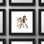Wonder Woman Empowerment Wall Art - Black Framed