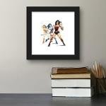 Wonder Woman Empowerment Wall Art - Black Framed
