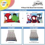 Spidey & Friends Kids Bedding Set - 4 Pieces