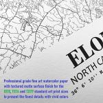 Washington DC Abstract Map Art Print Poster