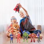 7-Piece Superhero Action Figures Set for Collectors