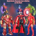 7-Piece Superhero Action Figures Set for Collectors