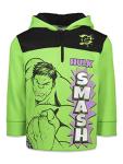 Avengers Hulk Boys Fleece Half-Zip Hoodie