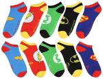 DC Comics Justice League 5 Pack No-Show Socks