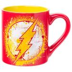 DC Comics Flash Splatter Logo Ceramic Mug, 14oz