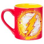 DC Comics Flash Splatter Logo Ceramic Mug, 14oz