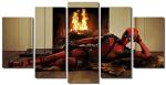 Deadpool Canvas Wall Art Print - 60"x32