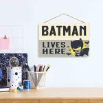 Batman Lives Here Wall Decor for Kids