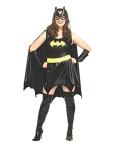 Batgirl Costume Dress with Cape for Women