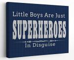 Superheroes in Disguise Wall Art for Kids