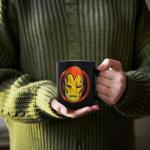 Iron Man 20oz Black Coffee Mug