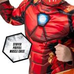 Kids Marvel Iron Man Deluxe Costume Size Small
