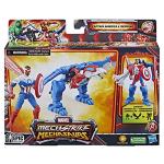 Captain America Mechasaurs Action Figure with Redwing