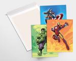 Superhero Poster Prints Set of 4 for Kids