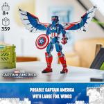 LEGO Marvel Captain America Buildable Figure Set