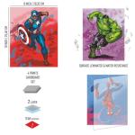 Superheroes Watercolor Wall Art Set of 4