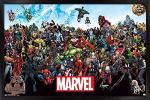 Marvel Heroes Wall Poster - The Lineup 22x34
