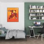 Superheroes Watercolor Wall Art Set of 4