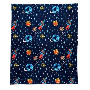 Superman Krypto Dog Plush Throw Blanket 60"x70