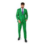 Men's Riddler Slim Fit Costume Suit - Green