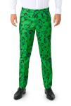 Men's Riddler Slim Fit Costume Suit - Green