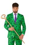 Men's Riddler Slim Fit Costume Suit - Green