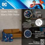 Superman Krypto Dog Plush Throw Blanket 60"x70
