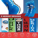 Marvel Superhero Boys' Crew Socks 5-Pack