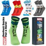 Marvel Superhero Boys' Crew Socks 5-Pack