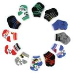 DC Comics Baby Socks 12 Pack - Superheroes Set