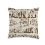 Marvel Comics Retro Superhero Throw Pillow