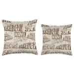 Marvel Comics Retro Superhero Throw Pillow