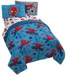 Spider-Man Spidey Faces Twin Bed Set – 4 Pieces